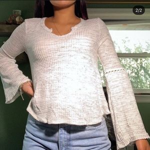 Long sleeved bell bottom